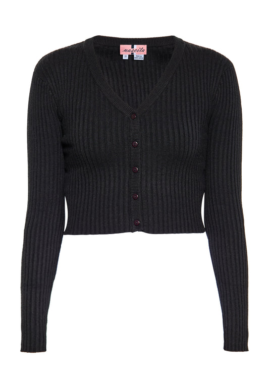 SWIRLY women's cropped cardigan
