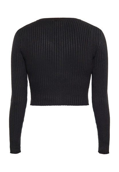 SWIRLY women's cropped cardigan