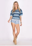 Blue Multicolored