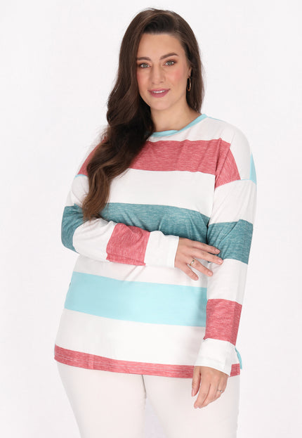 usha BLUE Koszulka damska Plus Size