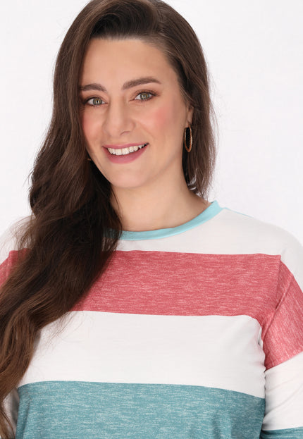 usha BLUE Koszulka damska Plus Size