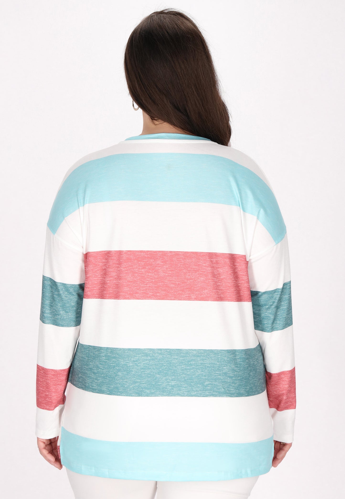 usha BLUE LABEL women's plus size jersey shirt