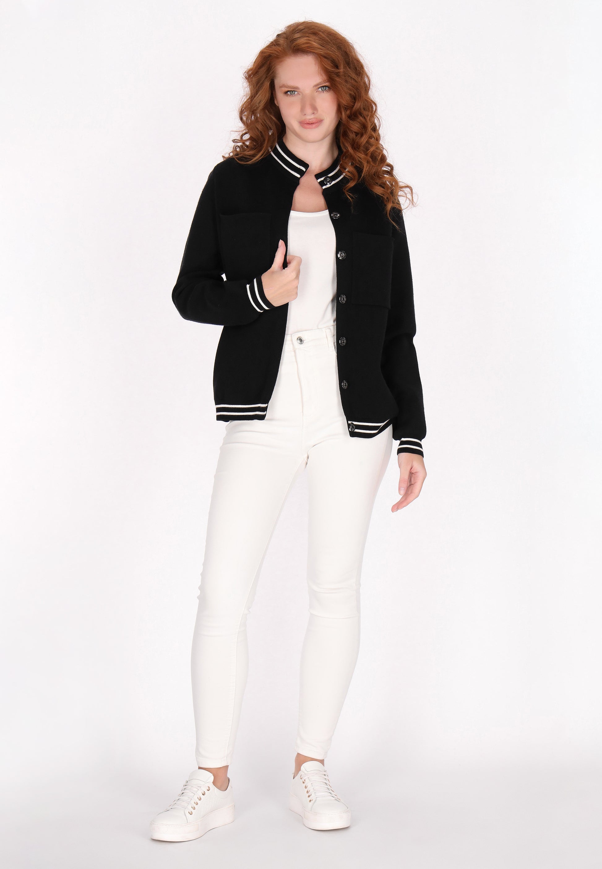 DreiMaster Maritim damski sweter dzianinowy