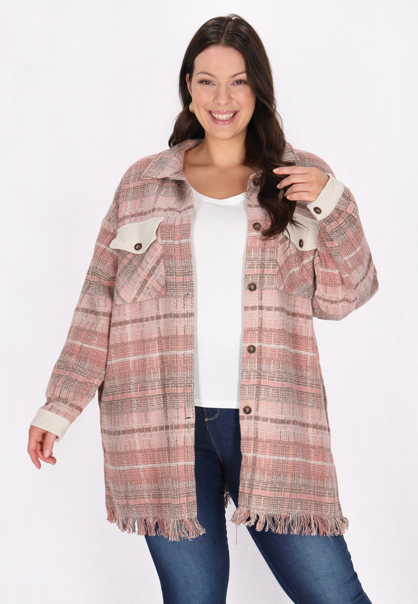 usha women's plus size jacket