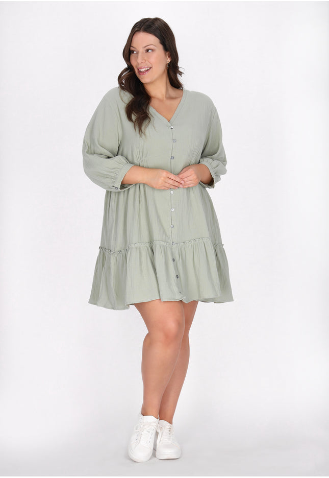 usha Women's Plus Size Dress