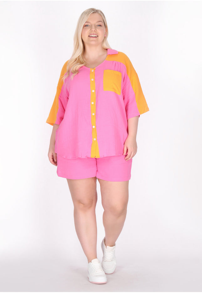 myMo Women's Plus Size Blouse