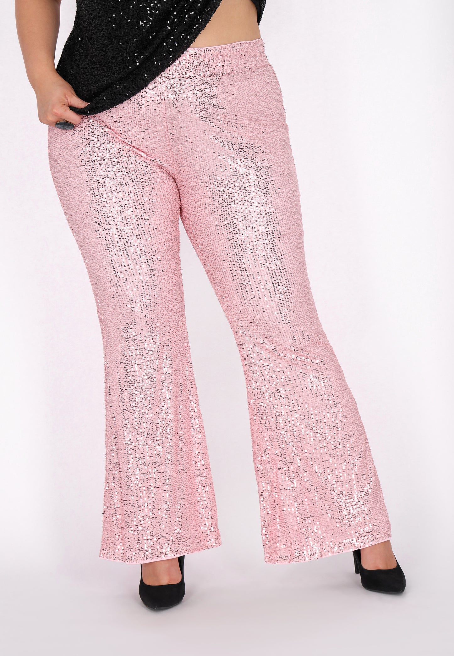 faina damskie spodnie plus size