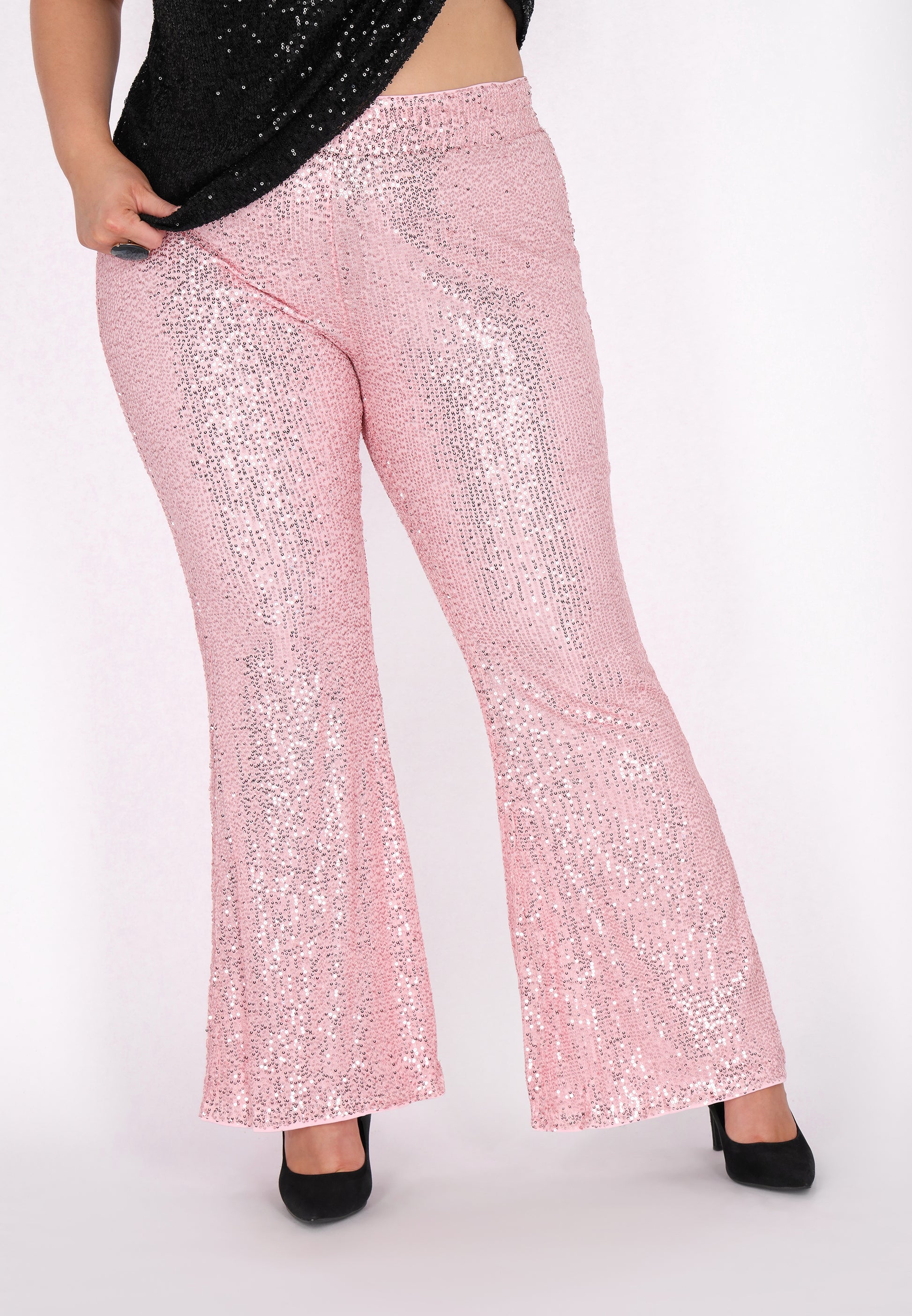 faina damskie spodnie plus size