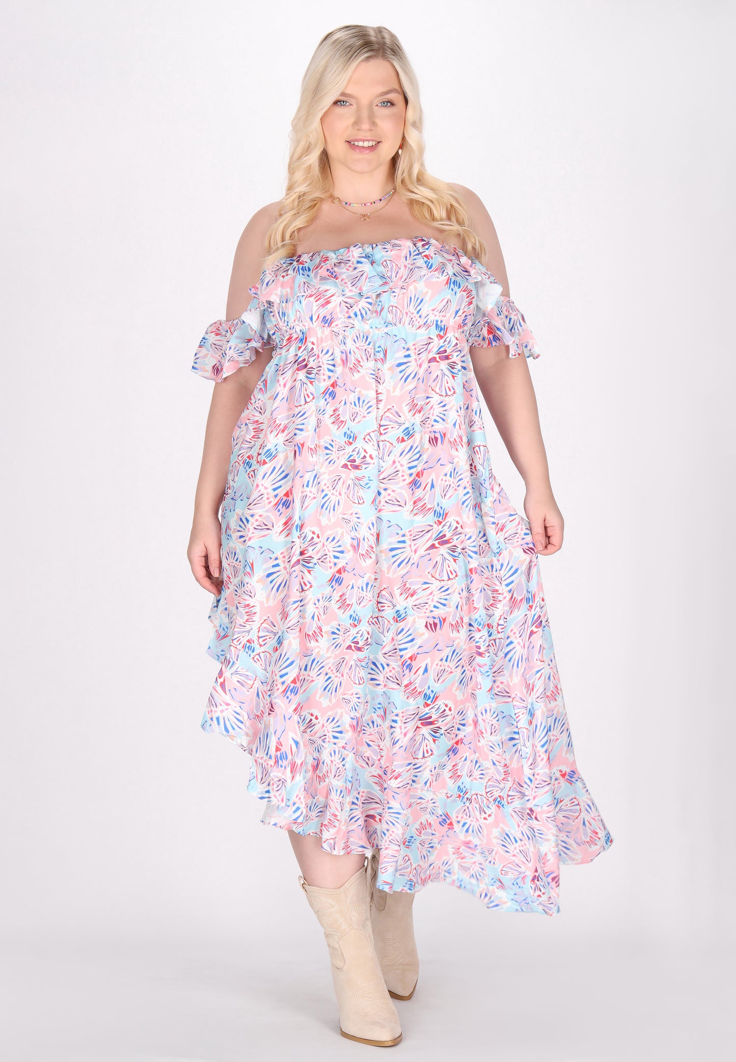 IZIA damska sukienka plus size