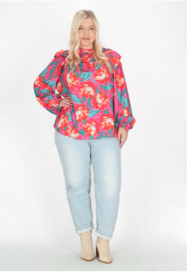 IZIA Women's Plus Size Blouse