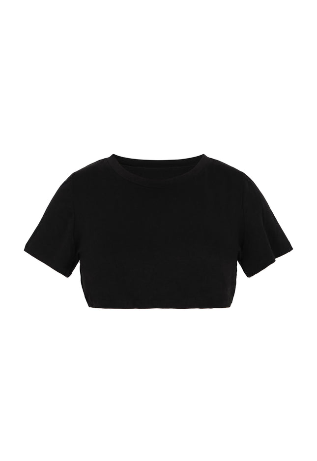 myMo ROCKS Top damski typu crop Plus Size