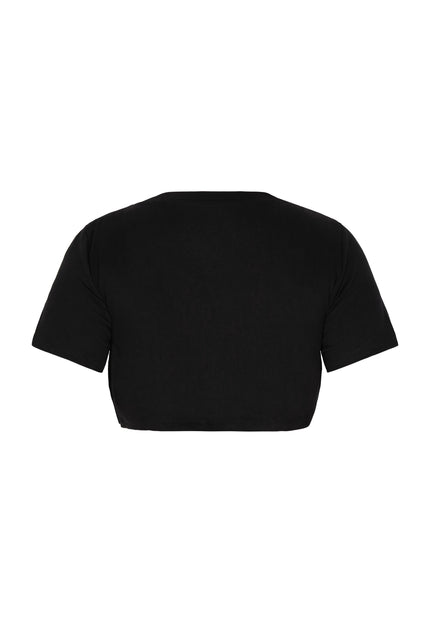 myMo Top damski typu crop Plus Size