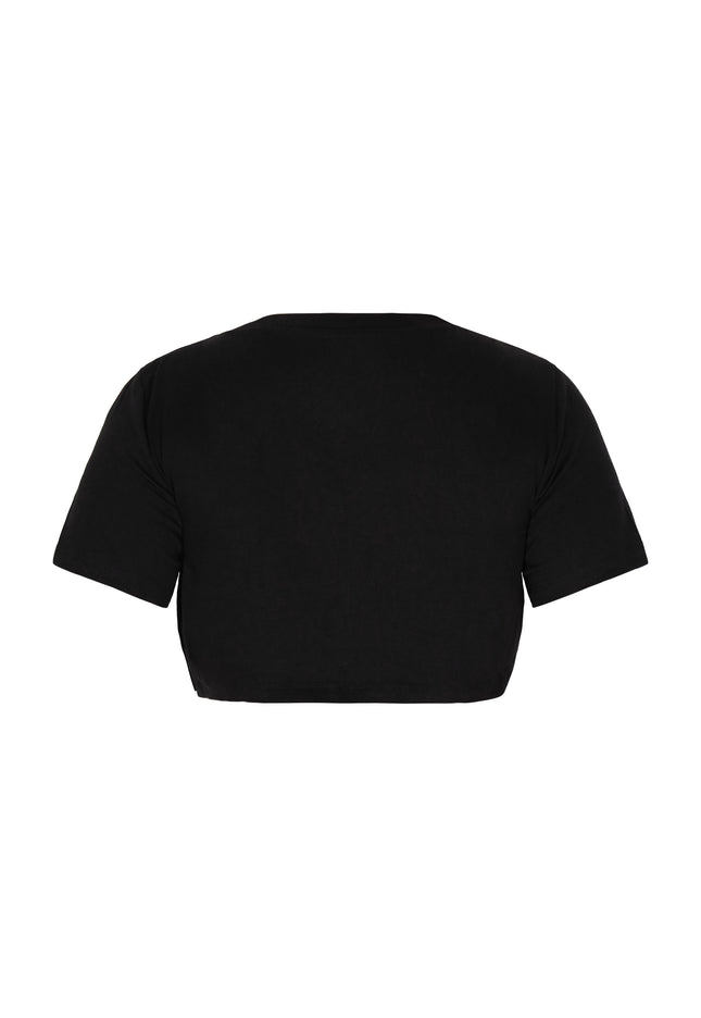 myMo Top damski typu crop Plus Size