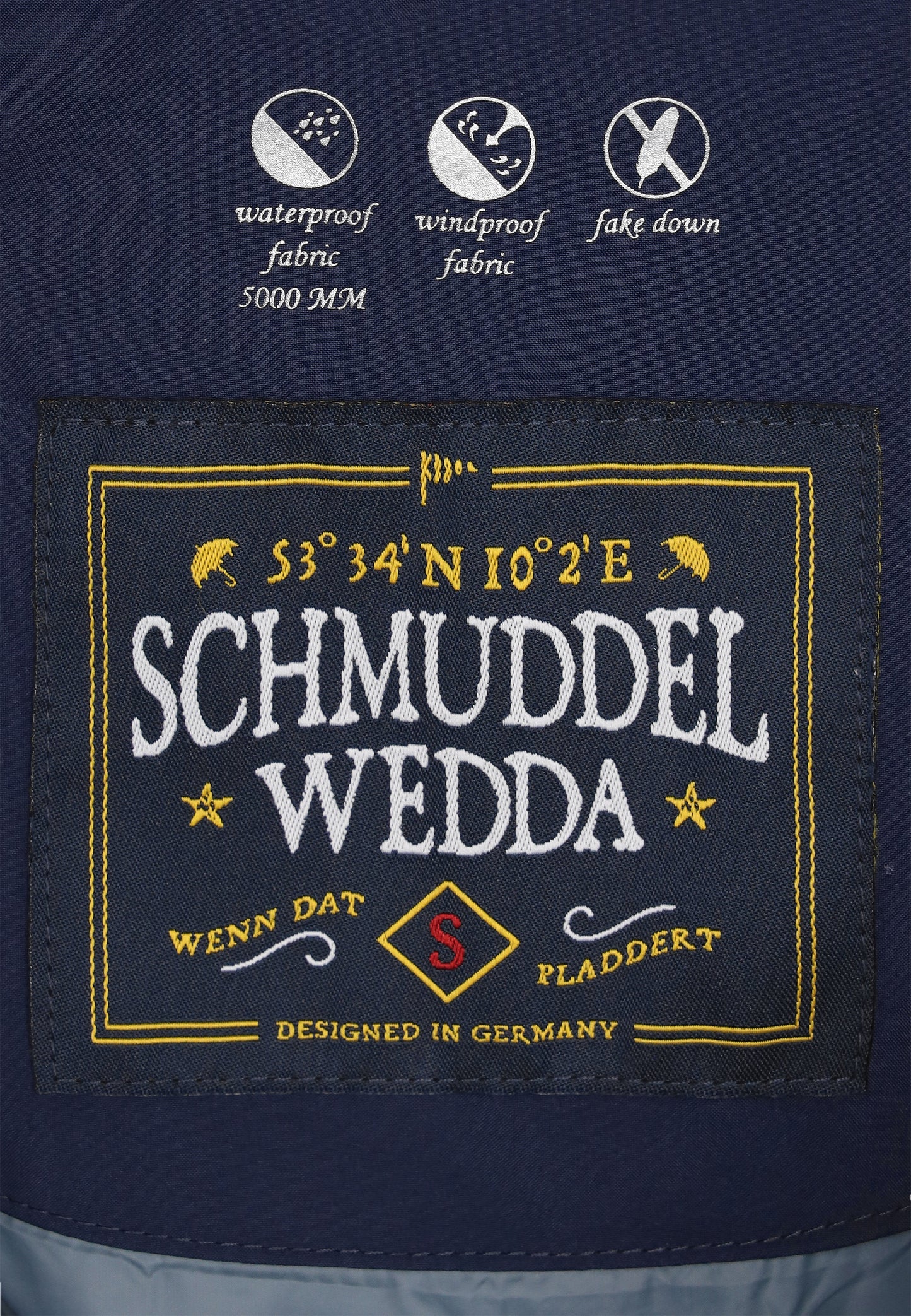 Schmuddelwedda damski płaszcz