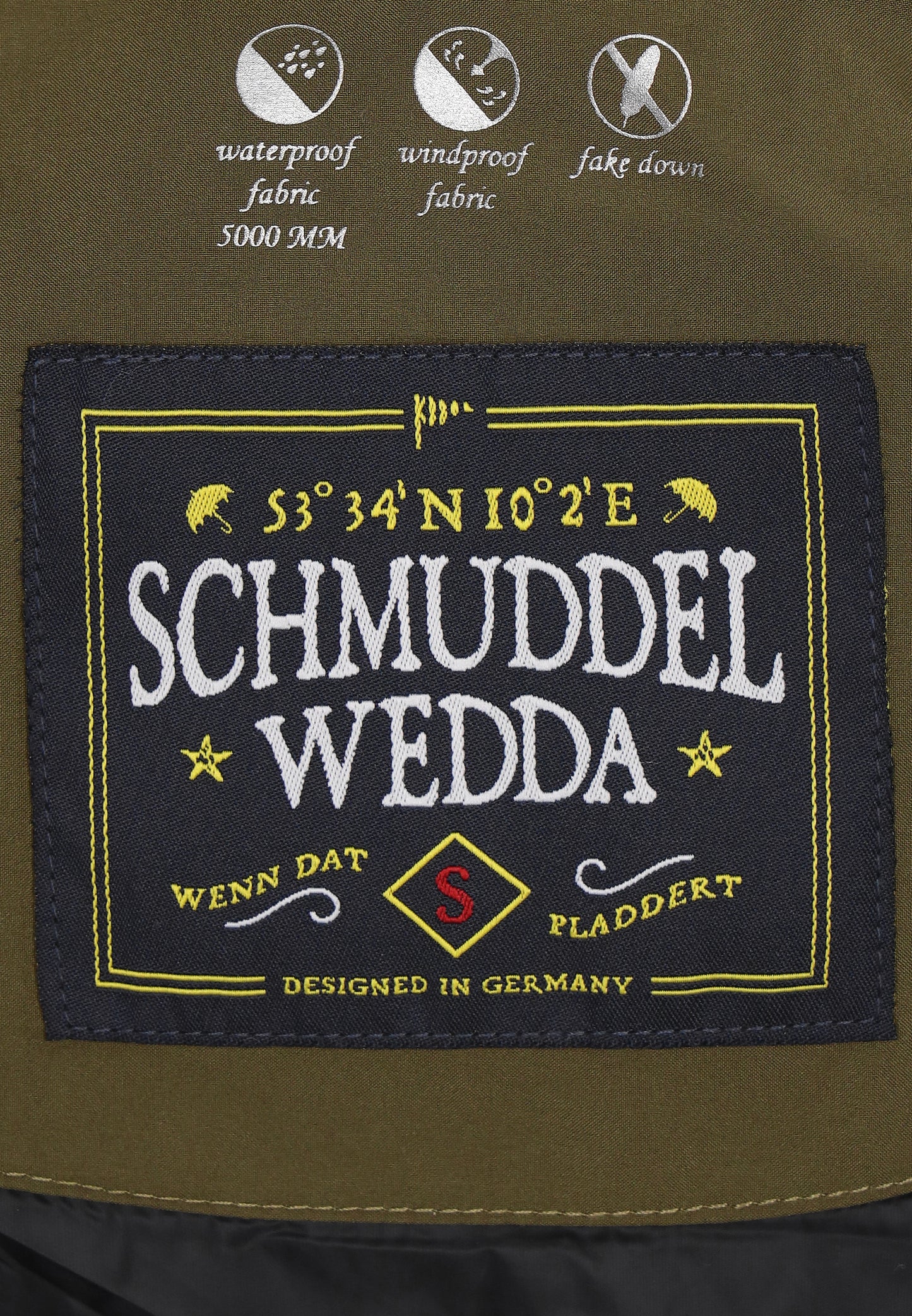 Schmuddelwedda damski płaszcz