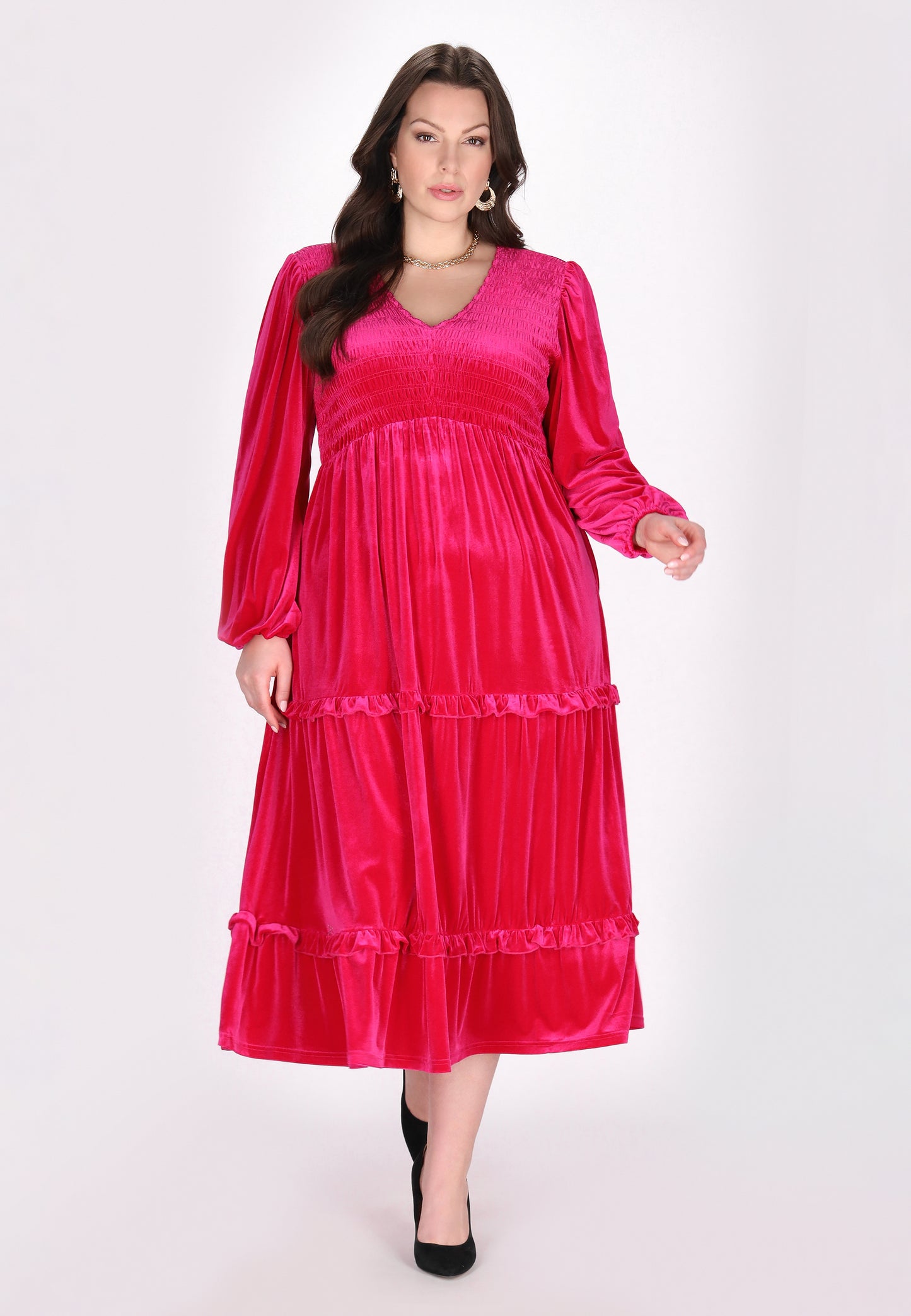 faina damska sukienka plus size