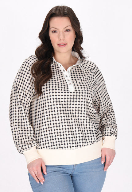usha BLUE LABEL Women's Plus Size Sweatshirt