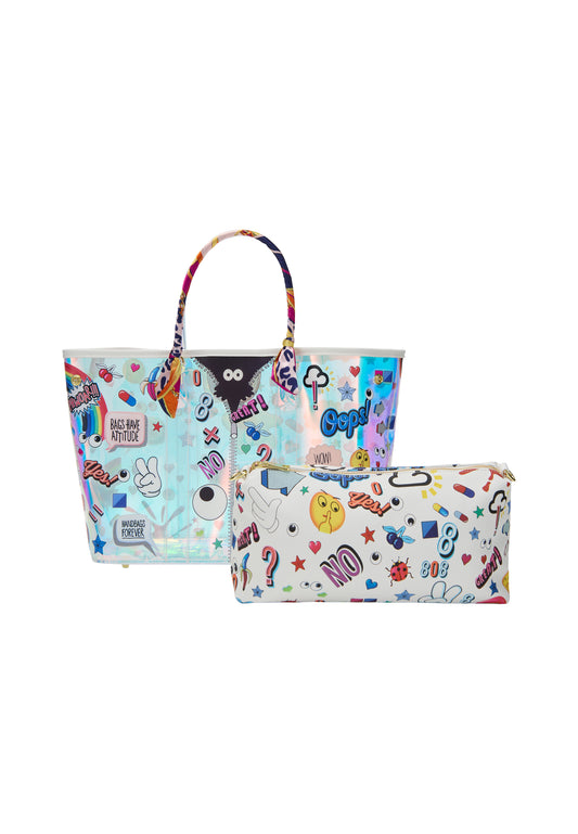 myMo pop EYETHEME women's tote bag