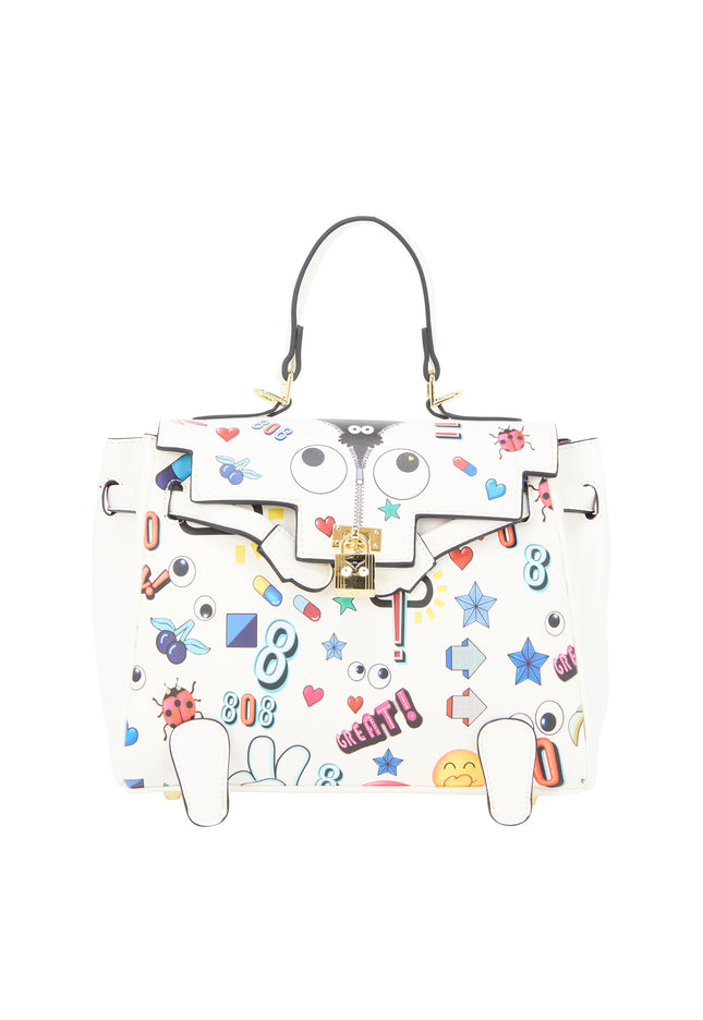 myMo pop EYETHEME Women's Flap Bag