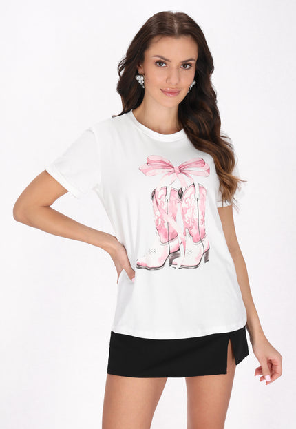 faina CASUAL Damska Koszulka T-Shirt