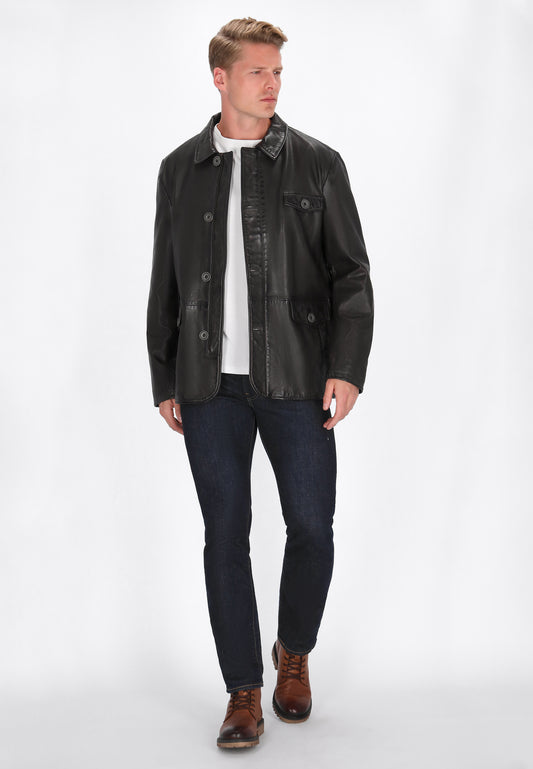 DreiMaster Vintage męska kurtka skórzana