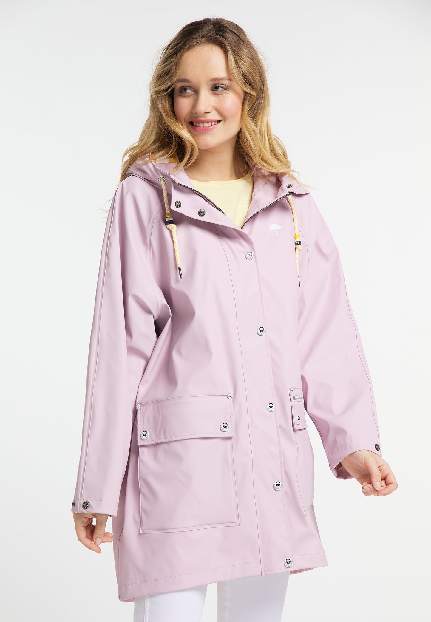 Schmuddelwedda women's oversized rain jacket