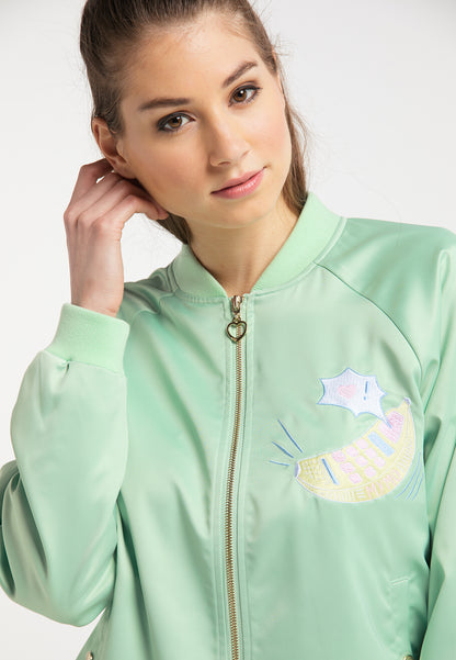 myMo women's satin blouson