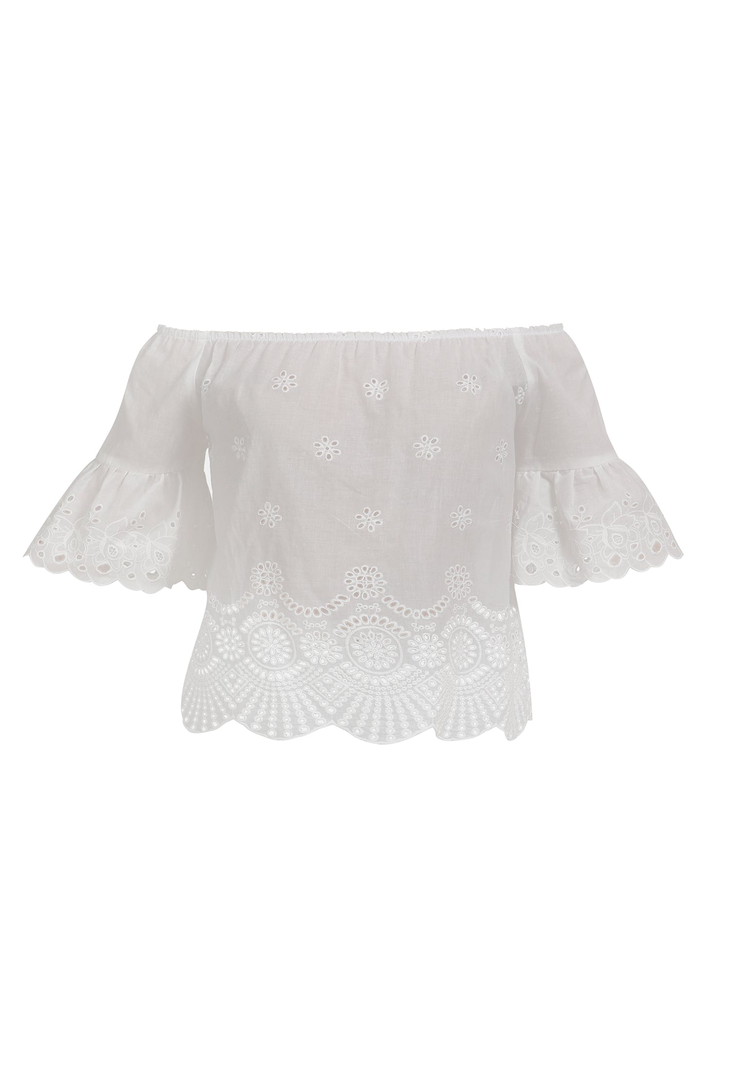 usha FESTIVAL women's carmen blouse