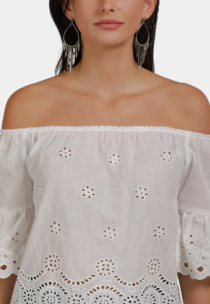 usha FESTIVAL women's carmen blouse