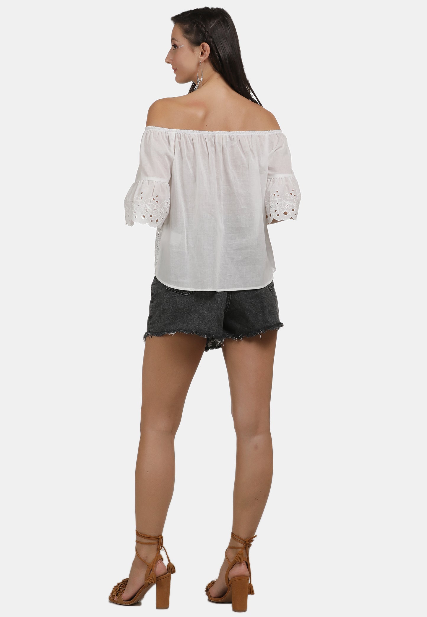usha FESTIVAL women's carmen blouse
