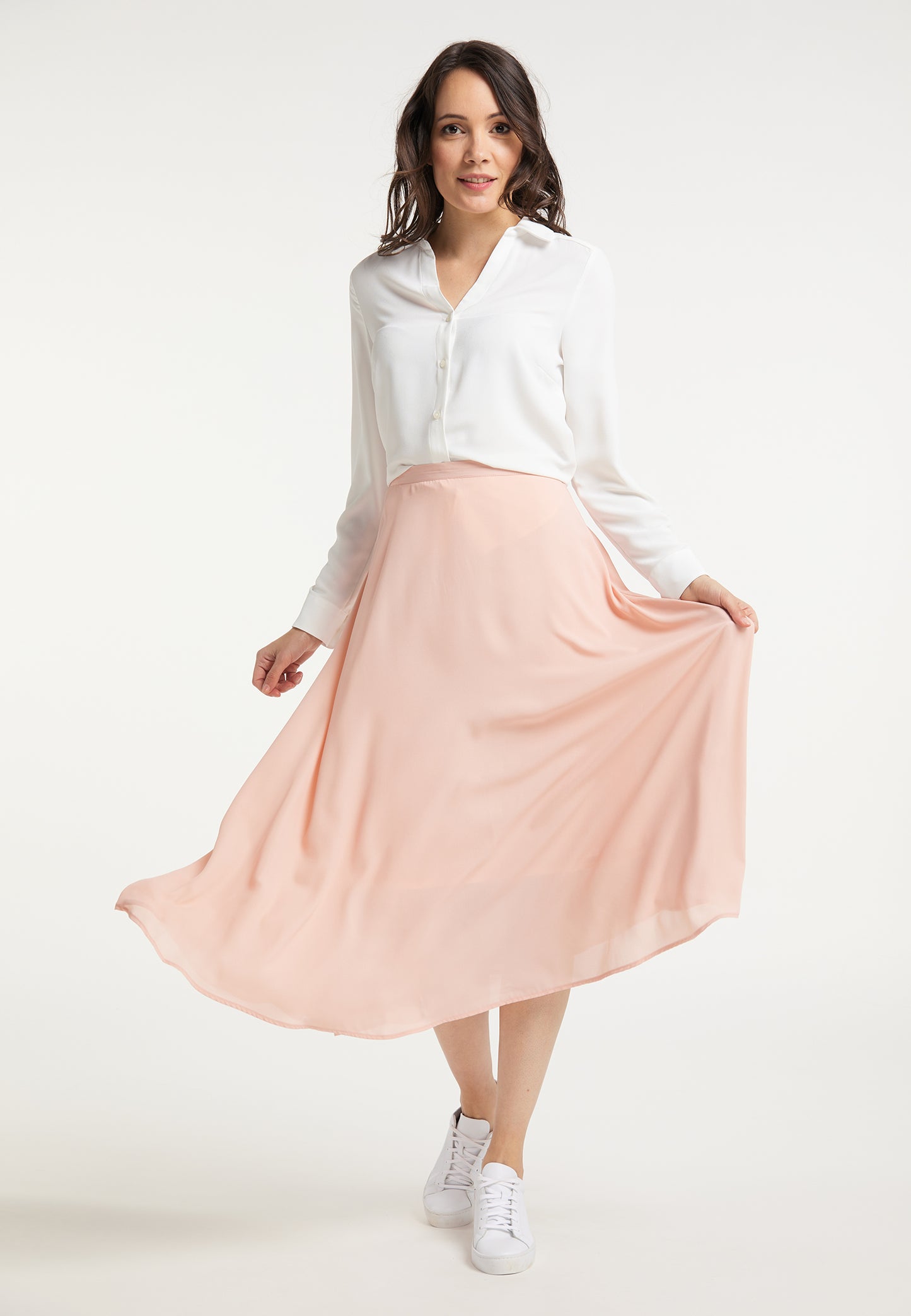 usha WHITE LABEL women's midi skirt