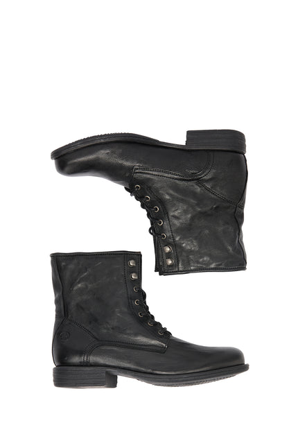 DreiMaster Vintage Women's Soft Leather Ankle Boots