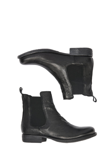 DreiMaster Vintage Women's Soft Leather Chelsea Boots