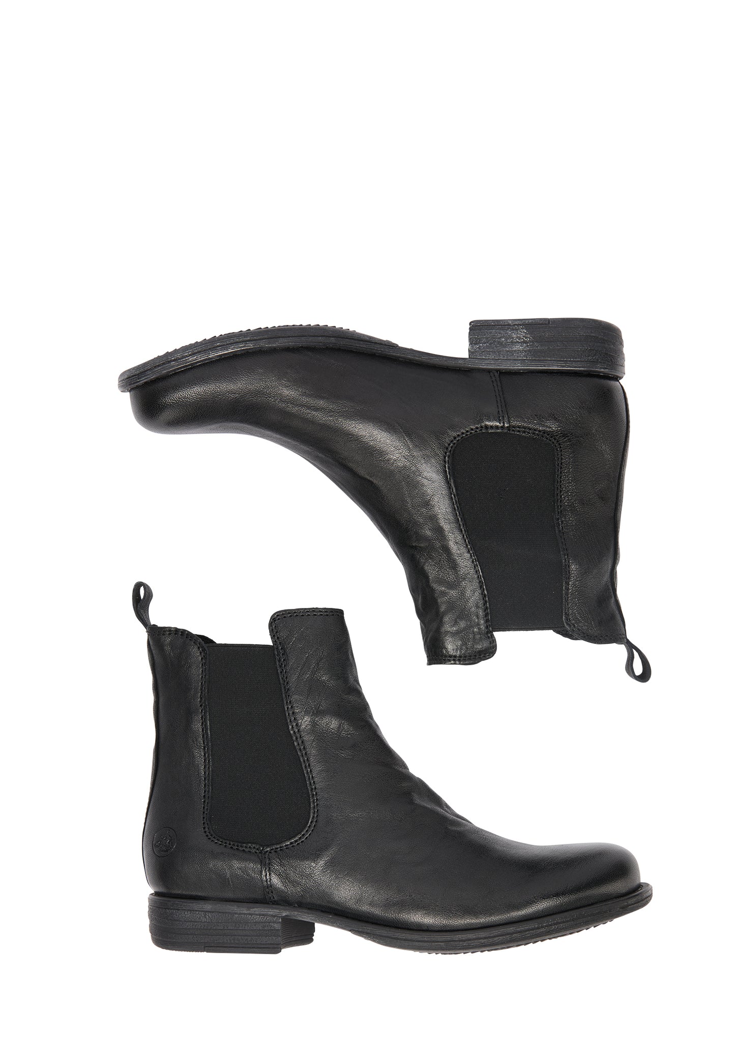 DreiMaster Vintage women's soft leather Chelsea boots