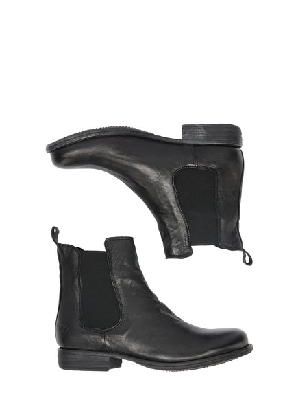 DreiMaster Vintage women's soft leather Chelsea boots