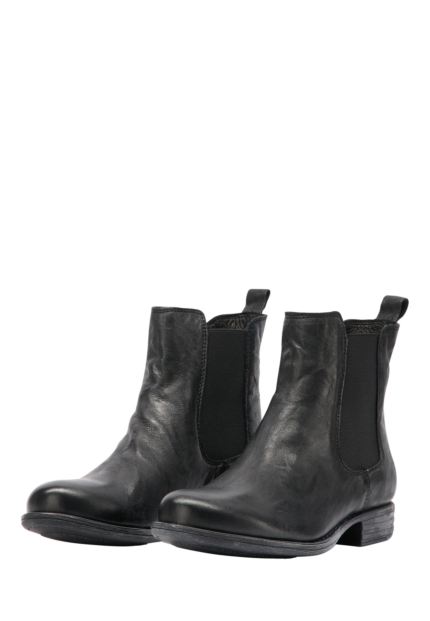 DreiMaster Vintage women's soft leather Chelsea boots