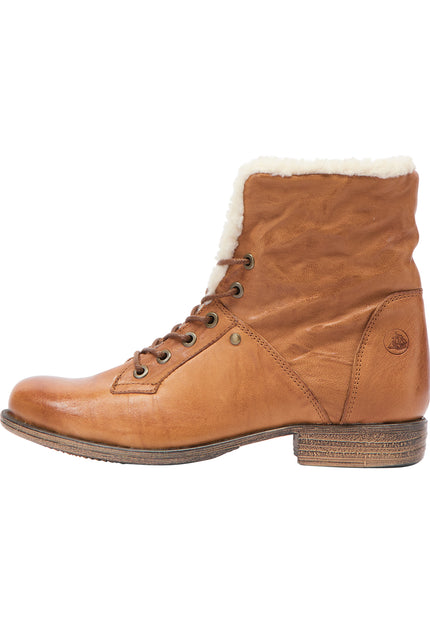 DreiMaster Vintage Women's Soft Leather Ankle Boots