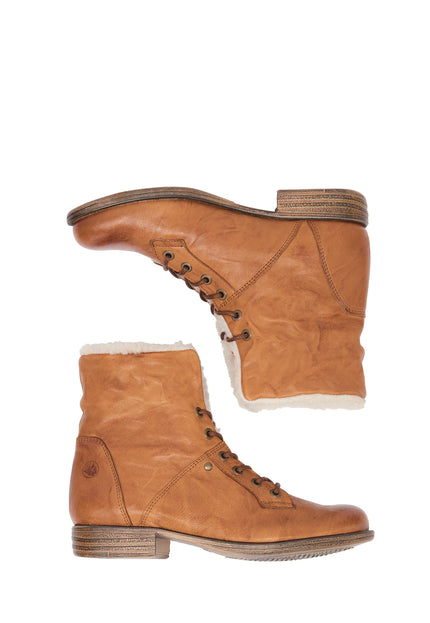 DreiMaster Vintage Women's Soft Leather Ankle Boots