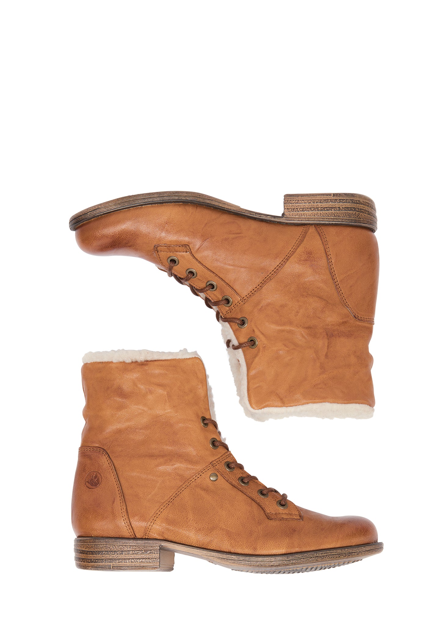 DreiMaster Vintage women's soft leather ankle boots