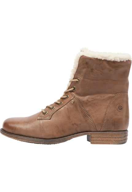 DreiMaster Vintage Women's Soft Leather Ankle Boots