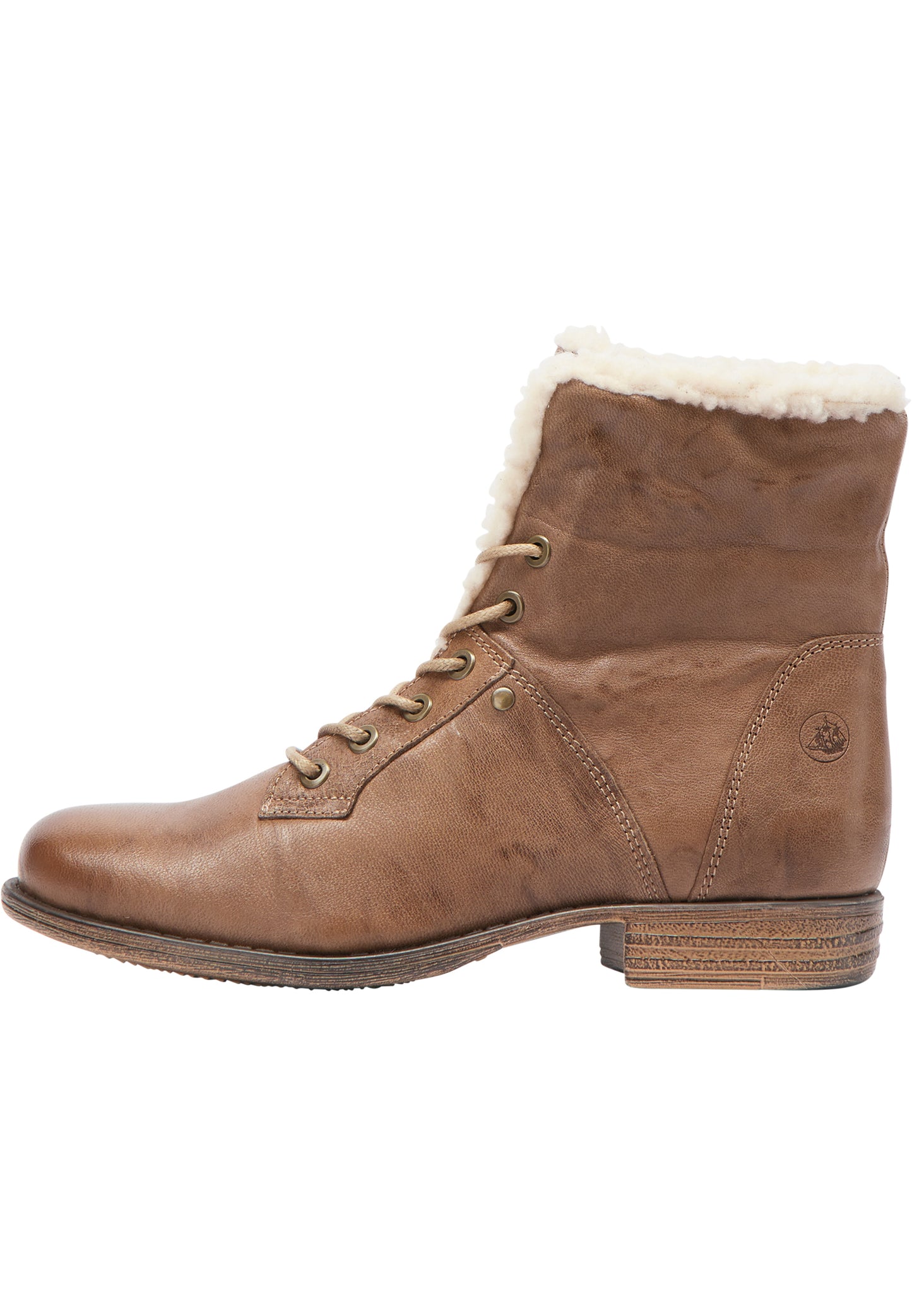 DreiMaster Vintage women's soft leather ankle boots