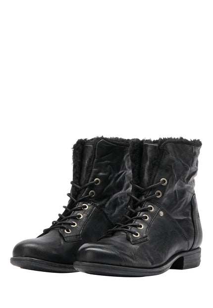 DreiMaster Vintage Women's Soft Leather Ankle Boots