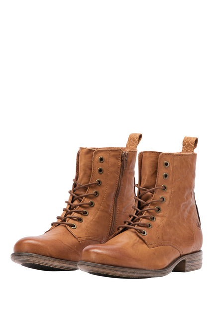DreiMaster Vintage Women's Soft Leather Ankle Boots