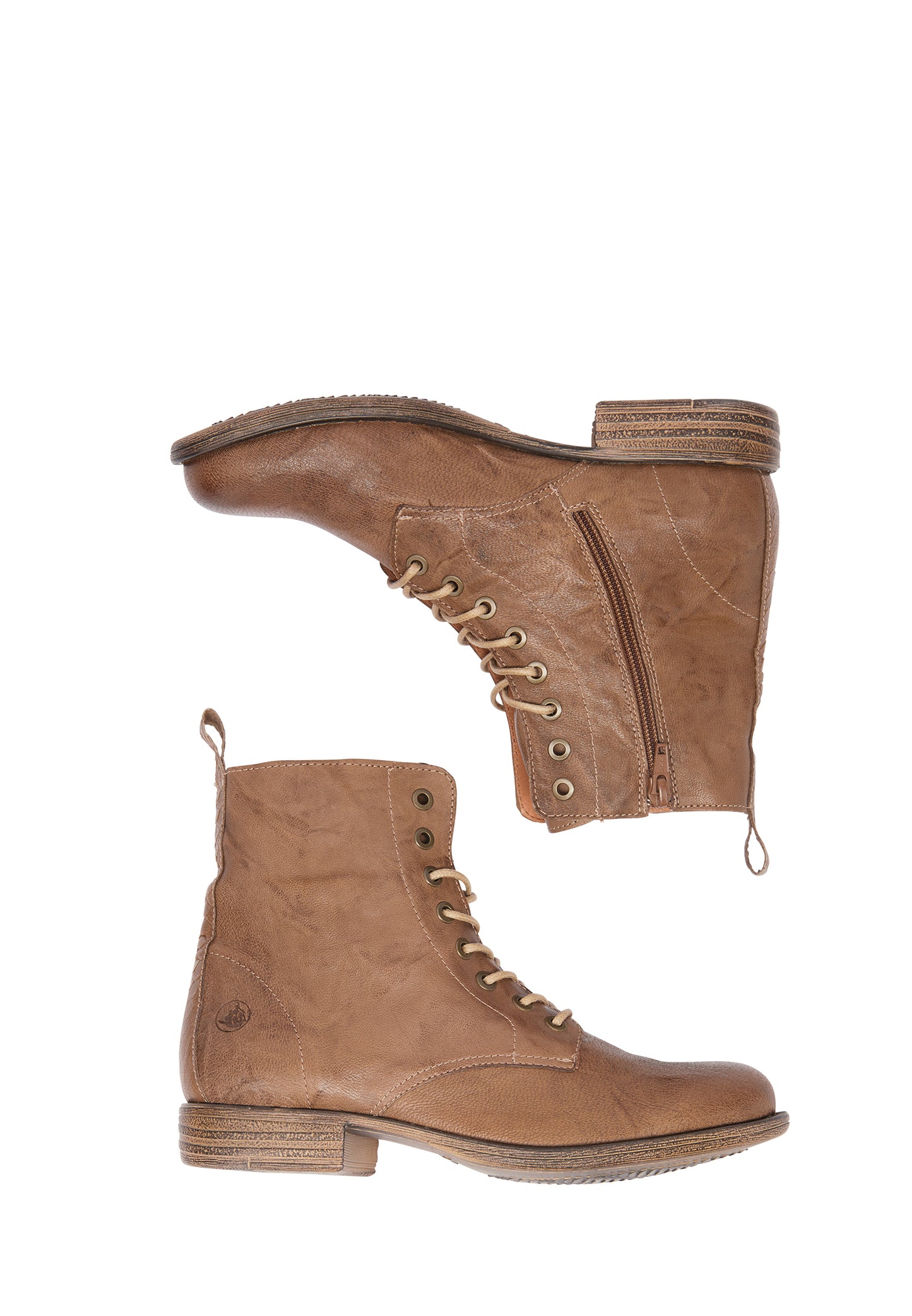 DreiMaster Vintage women's soft leather ankle boots
