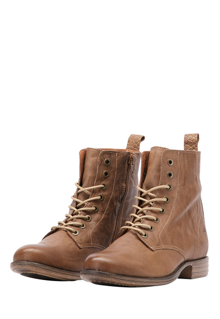 DreiMaster Vintage Women's Soft Leather Ankle Boots