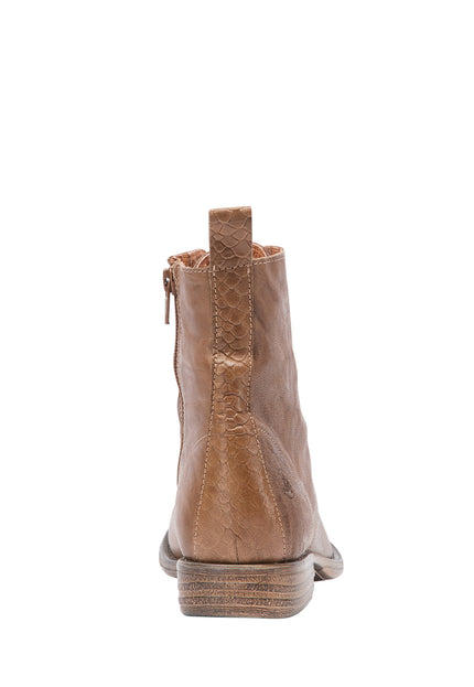 DreiMaster Vintage Women's Soft Leather Ankle Boots