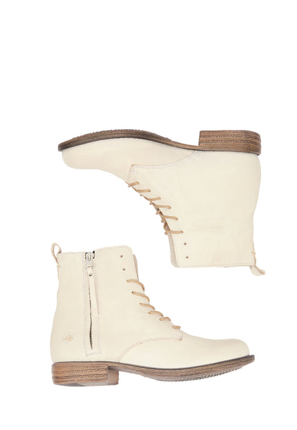 DreiMaster Vintage Women's Soft Leather Ankle Boots