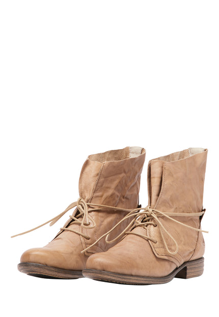 DreiMaster Vintage Women's Soft Leather Ankle Boots