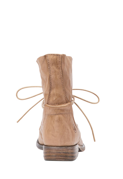 DreiMaster Vintage Women's Soft Leather Ankle Boots