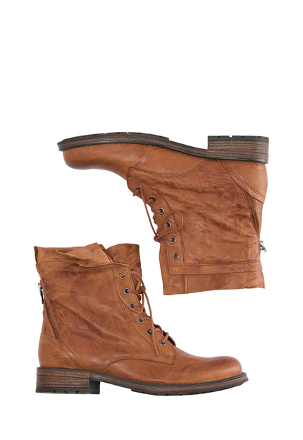 DreiMaster Vintage Women's Soft Leather Ankle Boots
